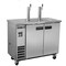 Maxx Cold Beer Tower, 10.5 CUFT, SS Top/Ext., 2- 3" Polished SS Dispenser MXBD48-2S - alternate 1